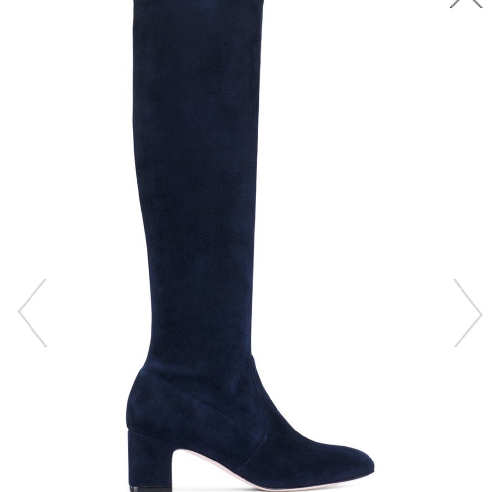 Stuart Weitzman milla 60 boot in Navy